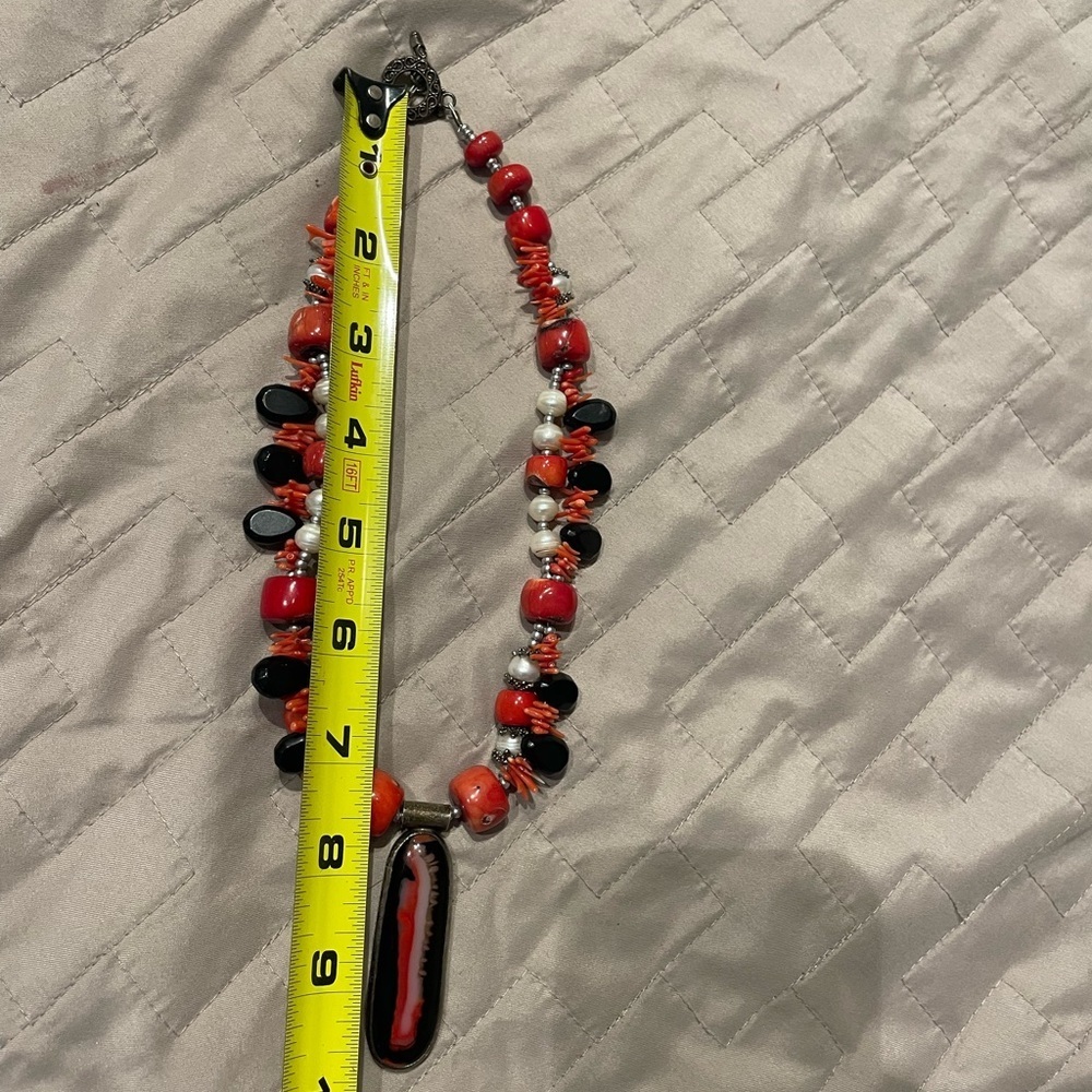 Red necklase No brand , Boutique - Picture 5 of 5